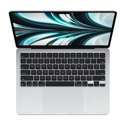 Apple MacBook Air M2 Chip 13-inch Laptop 512GB SSD 8GB RAM 8-Core CPU 10-Core GPU (Mid 2022) Silver - Lightweight & Powerful for Work, Study & Travel