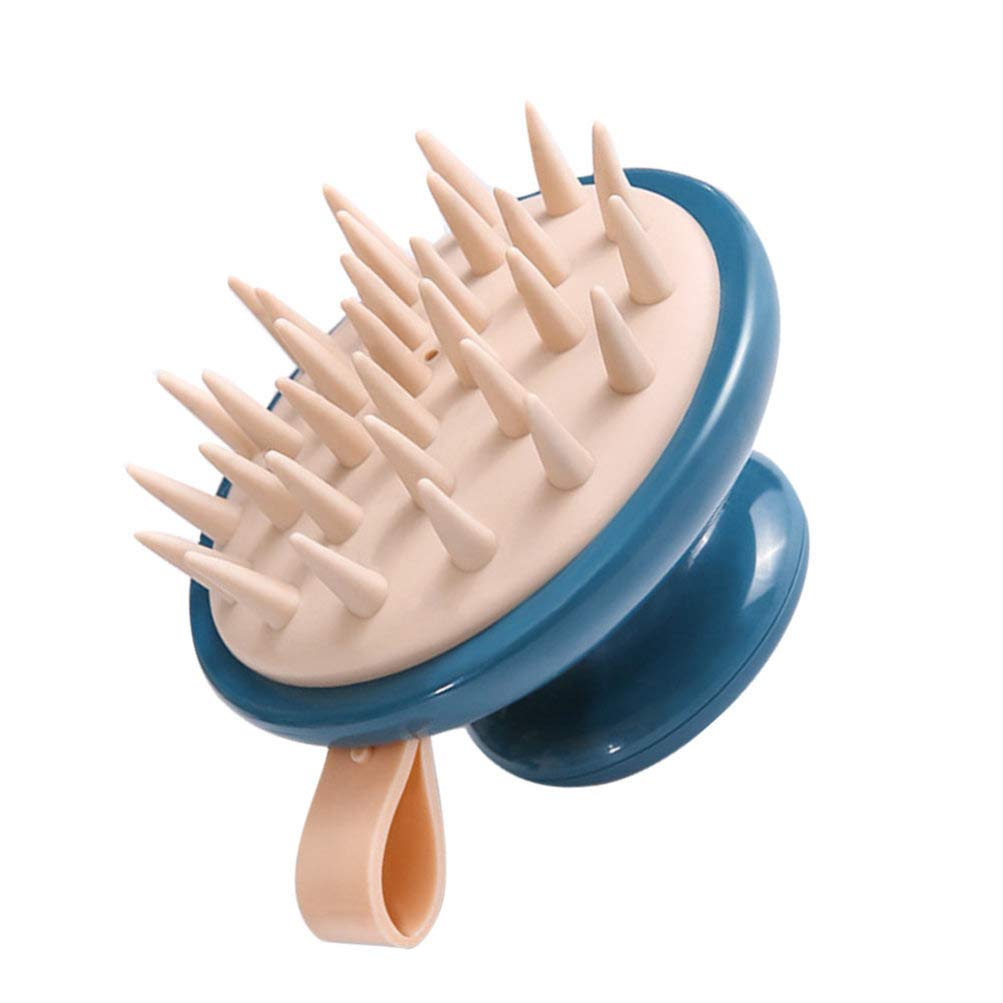Cabilock Silicone Scalp Massage Brush - Handheld Shampoo Hair Brush for Wet & Dry Hair - Scalp Scrubber & Massager for Men & Women - Perfect for Shower, Salon & Home Hair Care