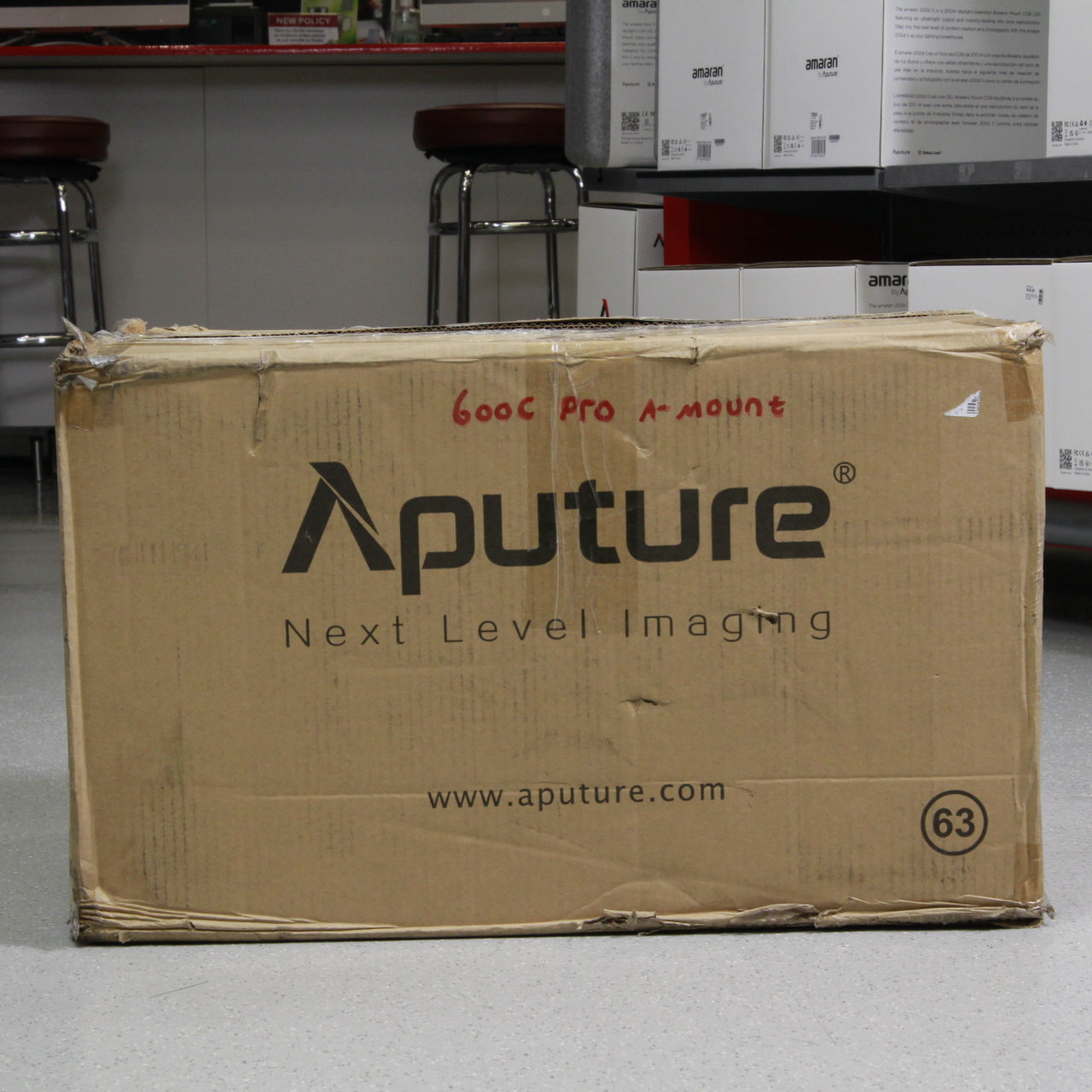 Aputure LS 600c PRO Light Storm RGBWW Point Light Source with Gold Mount Battery Plate - Open Box Excellent Condition | Professional Photography & Video Lighting for Studio, Live Streaming, and Film Production