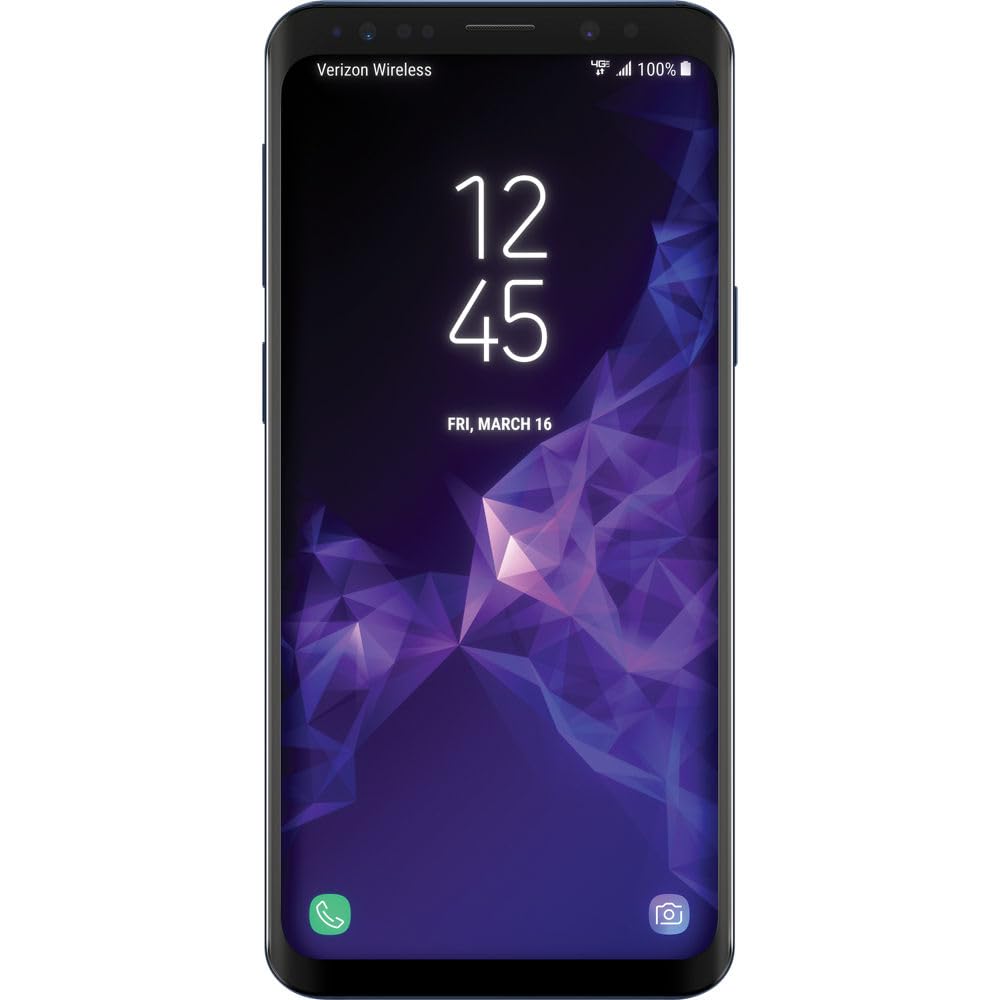 Samsung Galaxy S9 G960U 64GB Unlocked Smartphone (Coral Blue) - Verizon Compatible, Water Resistant, Wireless Charging - Perfect for Travel, Business & Entertainment