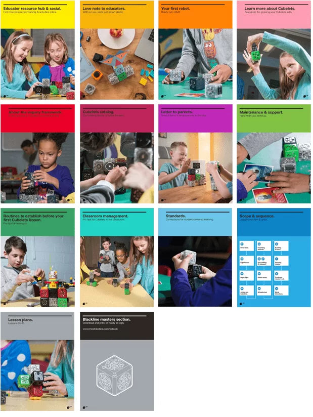 Cubelets Lesson Plan Bundle: Launchpad Edition for Grades 4-6 | STEM Robotics Learning Kit for Classrooms & Homeschooling | Hands-on Coding Activities for Kids