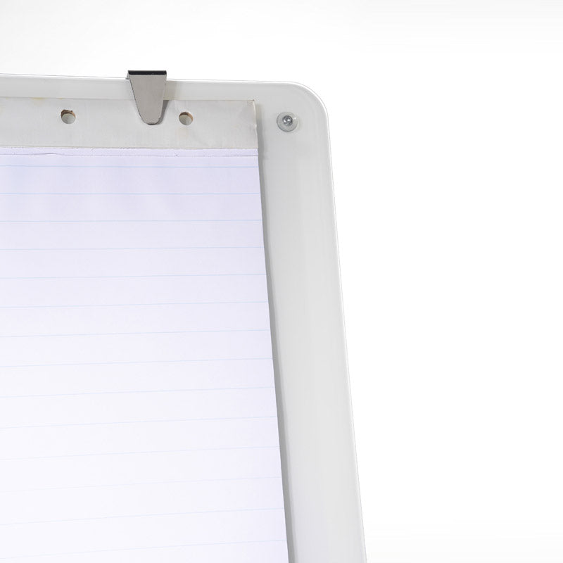 Heavy Duty Magnetic Glass Mobile Easel with Chrome 5-Star Base - Perfect for Art Studios, Classrooms & Home Decor Displays