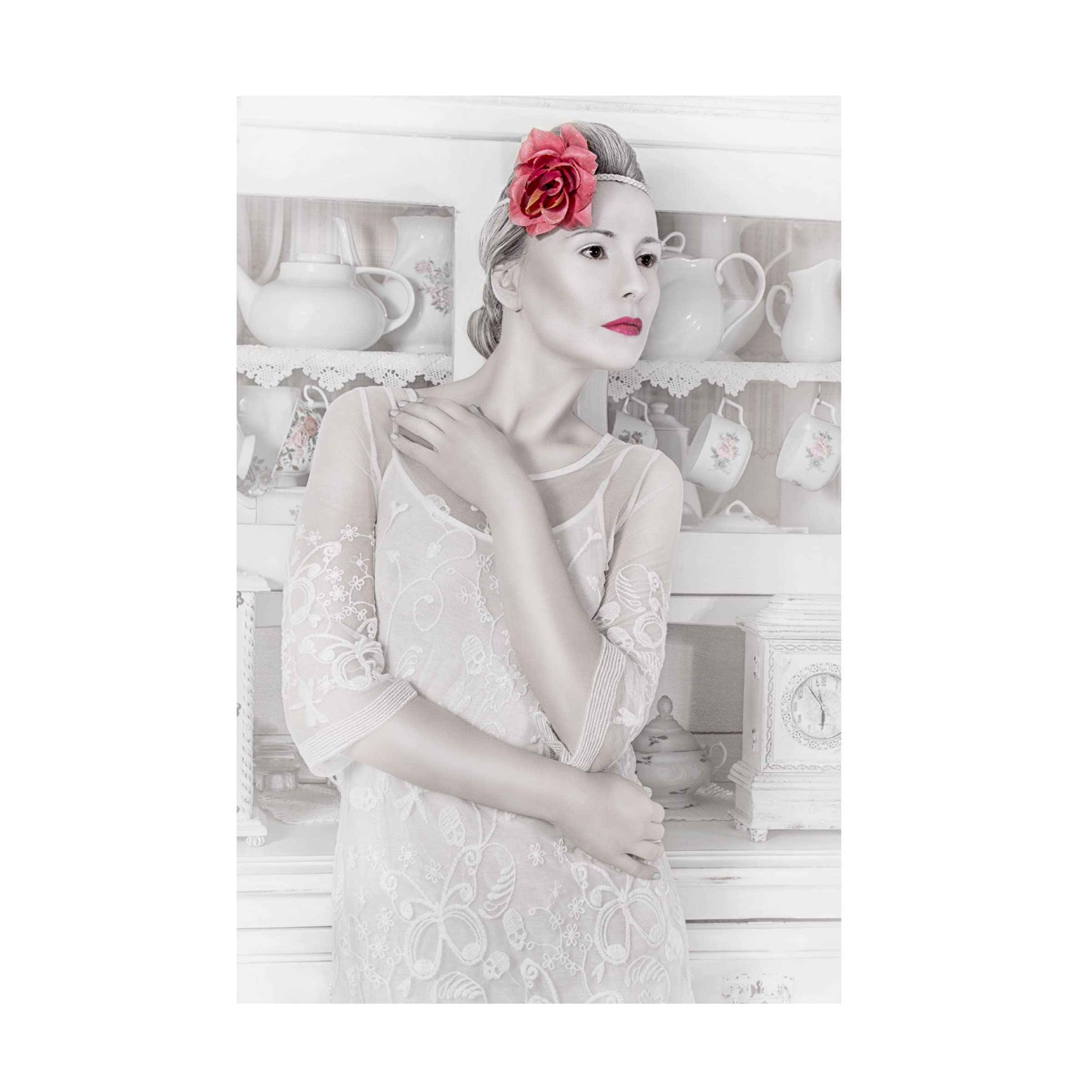 Stefan Amer Porcelain Doll Canvas Art Print - Elegant Home Decor for Living Room, Bedroom & Office | Trademark Fine Art Collection