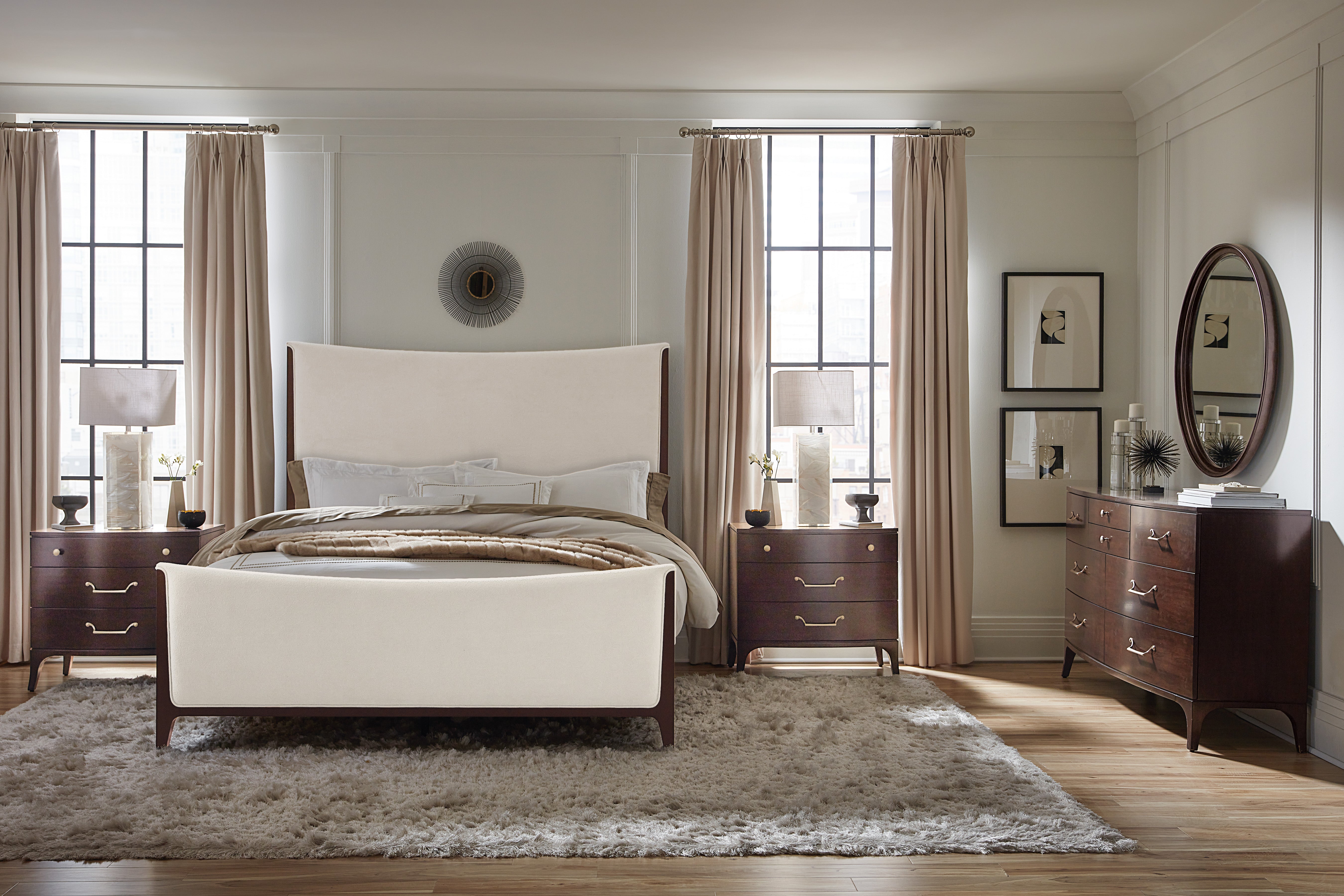 Bella Donna King Upholstered Bed Frame with Tufted Headboard - Luxurious Fabric Platform Bed for Master Bedroom, Guest Room & Home Decor