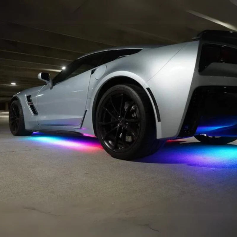 Premium LED Underglow Lighting Kit 3.0 - Flexible RGB Car Neon Lights with Remote Control | Waterproof Underbody Glow for Cars, Trucks & Motorcycles | Perfect for Night Driving, Car Shows & Custom Vehicle Lighting