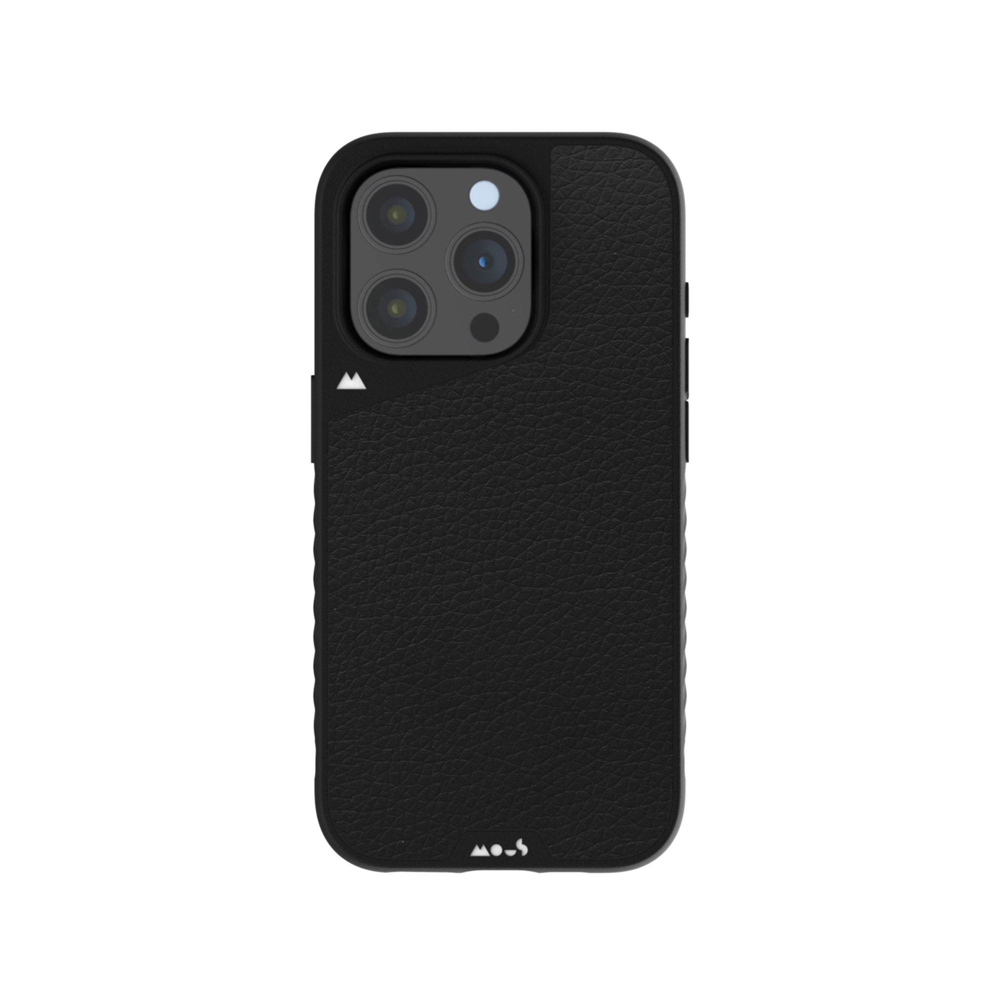 MagSafe Compatible Black Leather iPhone Case for iPhone 14/13/12 Pro Max - Premium Slim Protective Cover with Magnetic Alignment (Perfect for Work, Travel & Everyday Use)