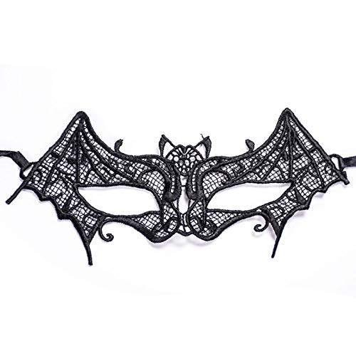 Elegant Black Lace Masquerade Mask for Halloween Party, Prom, Costume Ball - Perfect for Masquerade Balls, Halloween Costumes & Formal Events