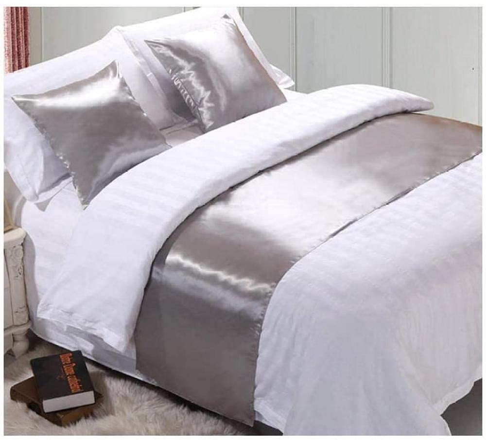 Luxury Hotel Bedding Set - Modern Solid Color Bed Runner, Pillow Cover & Bed Scarf - Twin/Queen/King Size Bedspread for Home Decor - Perfect for Master Bedroom, Guest Room & Airbnb Styling
