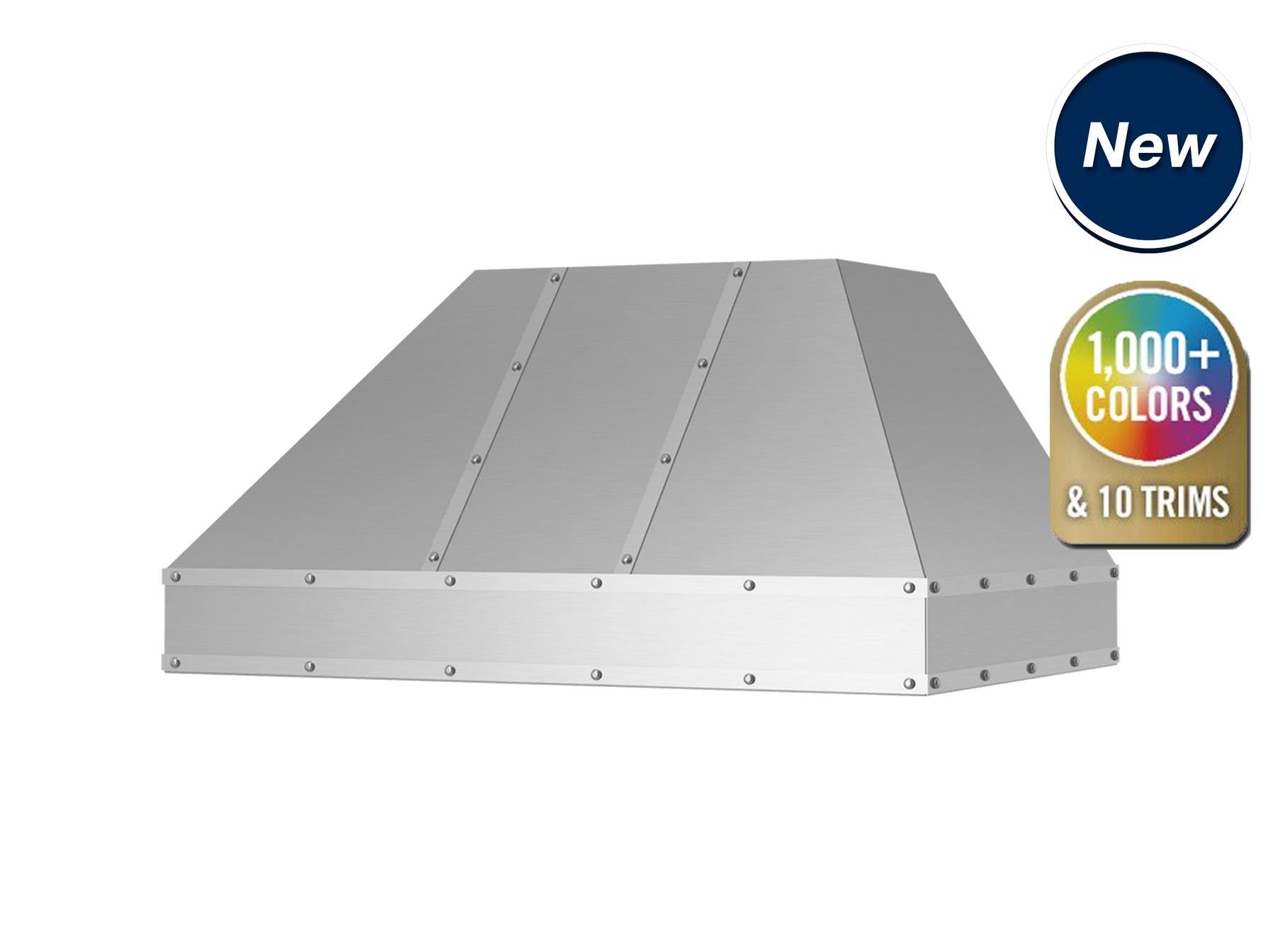 Bluestar HA042MLPLT 42-Inch Hampton Range Hood with Powerful Blower - Professional Kitchen Ventilation for Gas Stoves & Cooking Areas (Blower Sold Separately)