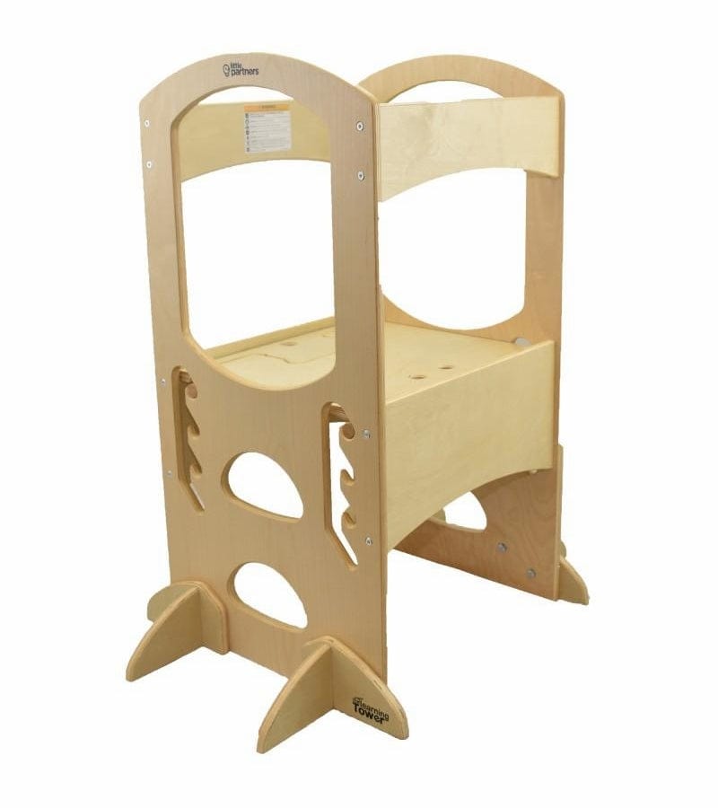 Little Partners The Original Learning Tower - Adjustable Toddler Step Stool for Kitchen, Baking & Learning - Safe & Sturdy Montessori Helper for Kids