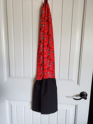 Texas Tech Fabric Kitchen Boa - Multi-Purpose Kitchen Towel, Neck Apron & Chef Scarf for Cooking, Baking & Grilling - Perfect Under $30 Gift for Home Cooks & BBQ Lovers