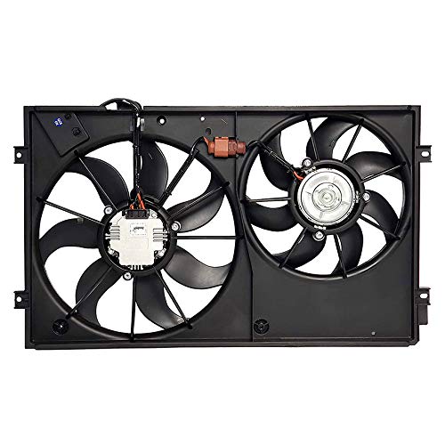 Volkswagen Jetta Sedan 2.5L Cooling Fan Replacement (2005-2018) - Compatible with Part Numbers 1K0-121-207-Bb-9B9, 1K0121207bb9b9, 1K0-959-455-Et, 1K0959455et, 1K0-959-455-Fr, 1K0959455fr, 1Km121205 - Perfect for Engine Overheating Prevention & Summer Driving