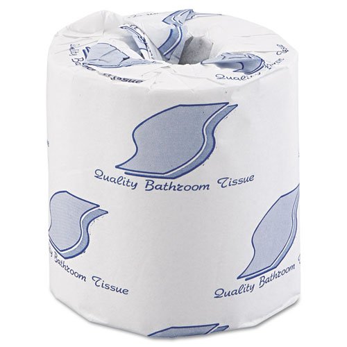 Premium 2-Ply Bath Tissue Rolls - 96 Individually Wrapped Toilet Paper Rolls (500 Sheets Each) | Soft White Bulk Toilet Paper for Home, Office & Commercial Use | Ideal for Households, Businesses & Hospitality Industry