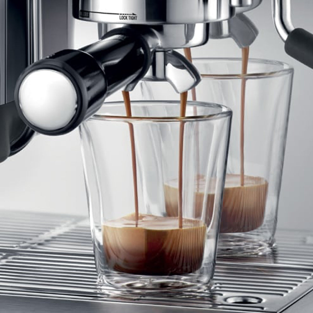 Breville Barista Express Impress Automatic Espresso Machine - BES876DBL in Damson Blue | Professional Home Coffee Maker for Espresso, Latte & Cappuccino | Perfect for Kitchen, Office & Coffee Enthusiasts