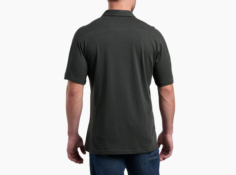KUHL Men's Brazen KUHLDRY Short Sleeve Polo Shirt - Moisture Wicking & Breathable Performance Top for Golf, Hiking & Outdoor Activities