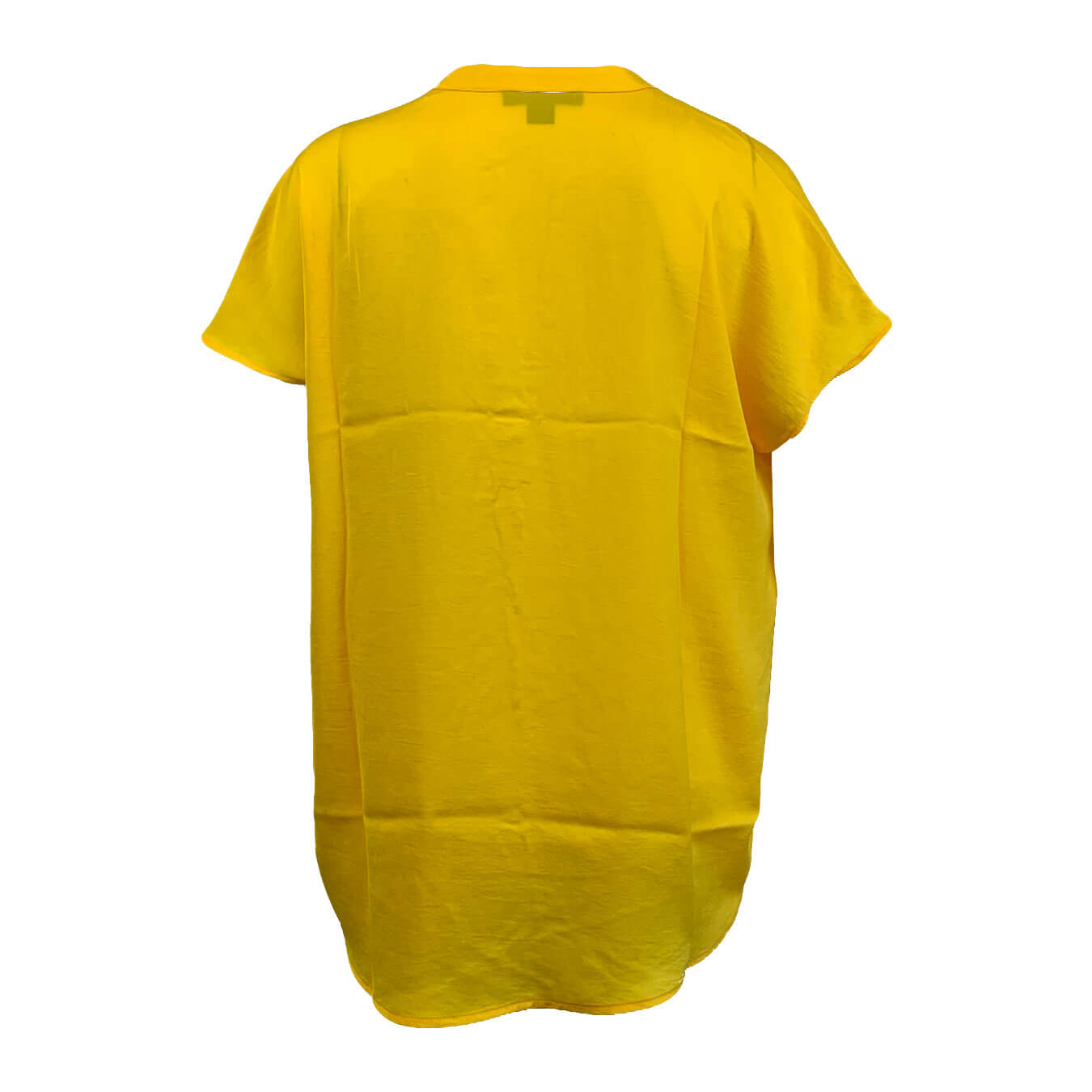 Renuar Airflow Cap Sleeve Blouse - Lightweight Breathable Women's Top in Daffodil Yellow | Perfect for Office Wear & Summer Outfits