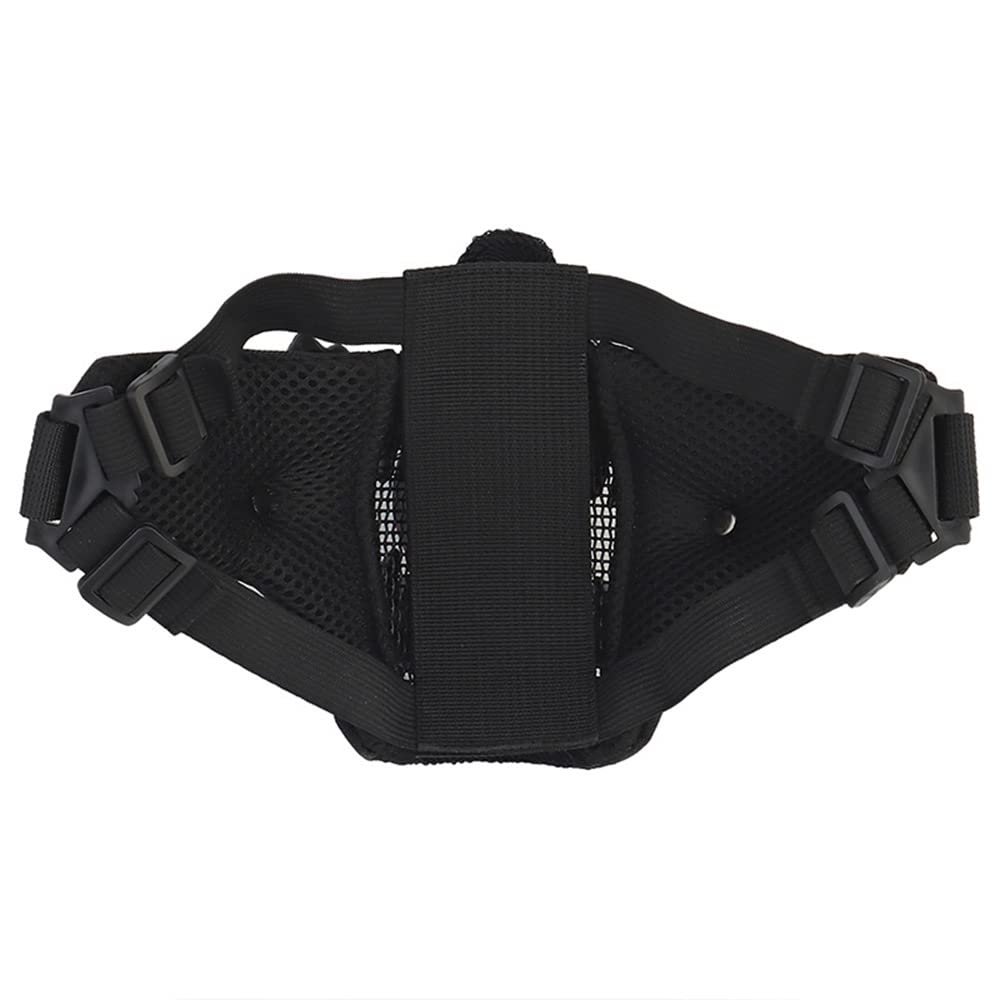 Tactical Airsoft Half Face Mask - Steel Wire Mesh Protection Gear for Outdoor Shooting & Skull Safety | Perfect for Airsoft Games, Military Training & Cosplay