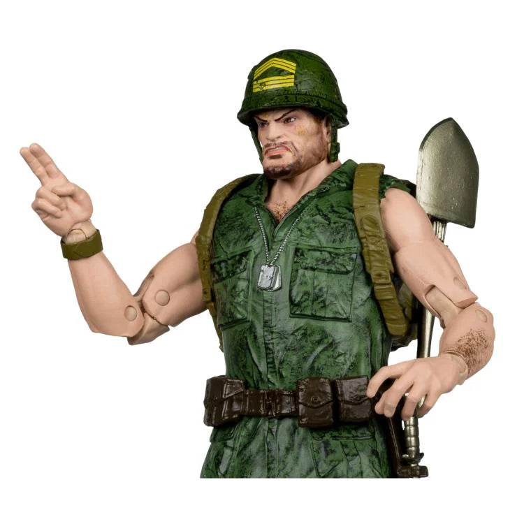 DC Multiverse Sergeant Rock Collector Edition Action Figure - Premium Collectible for DC Fans, Display & Play - Perfect for Home Decor, Office Display & Comic Book Collections