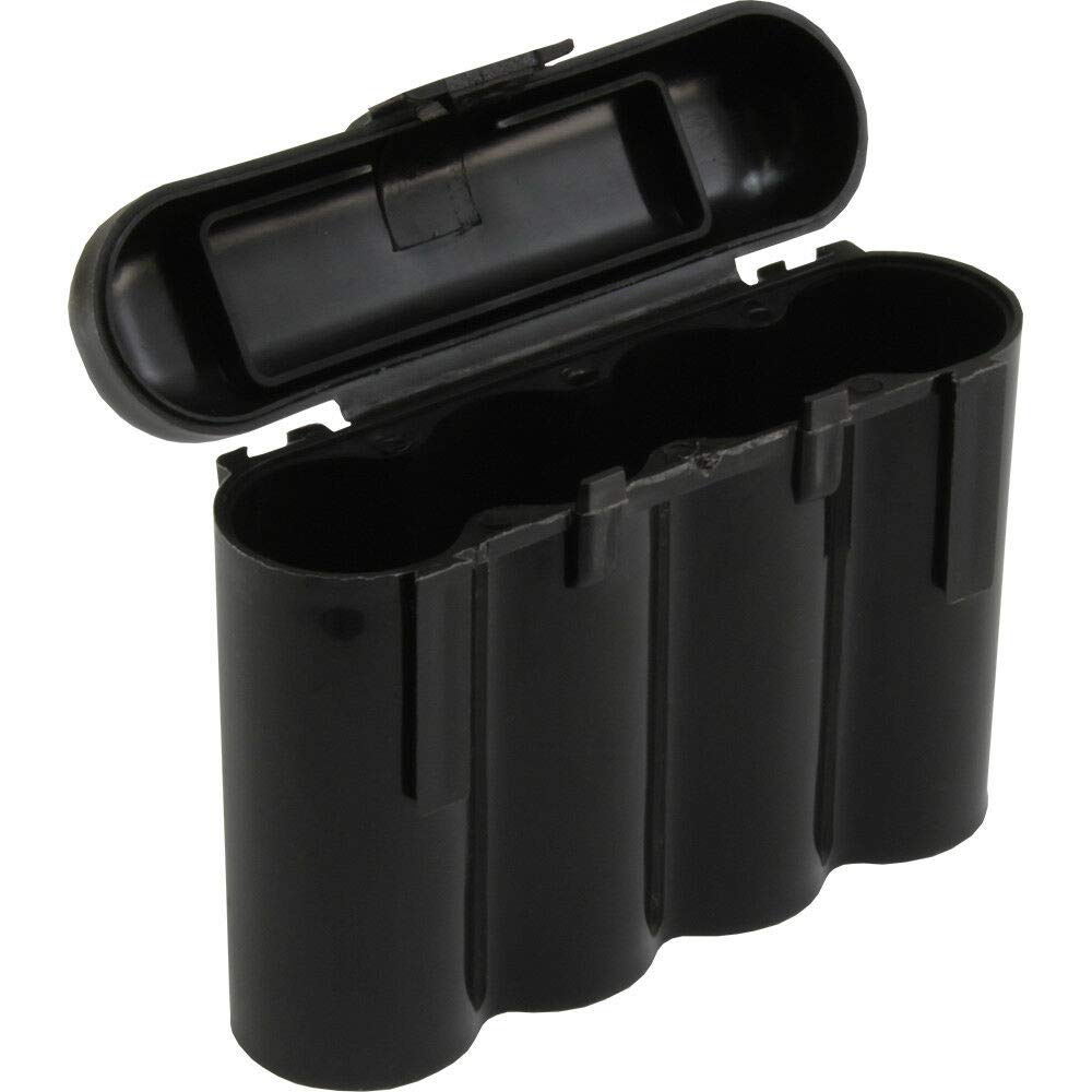 30-Pack Black Plastic AA AAA Battery Storage Cases - Organize & Protect Batteries for Toys, Flashlights, Remote Controls & More