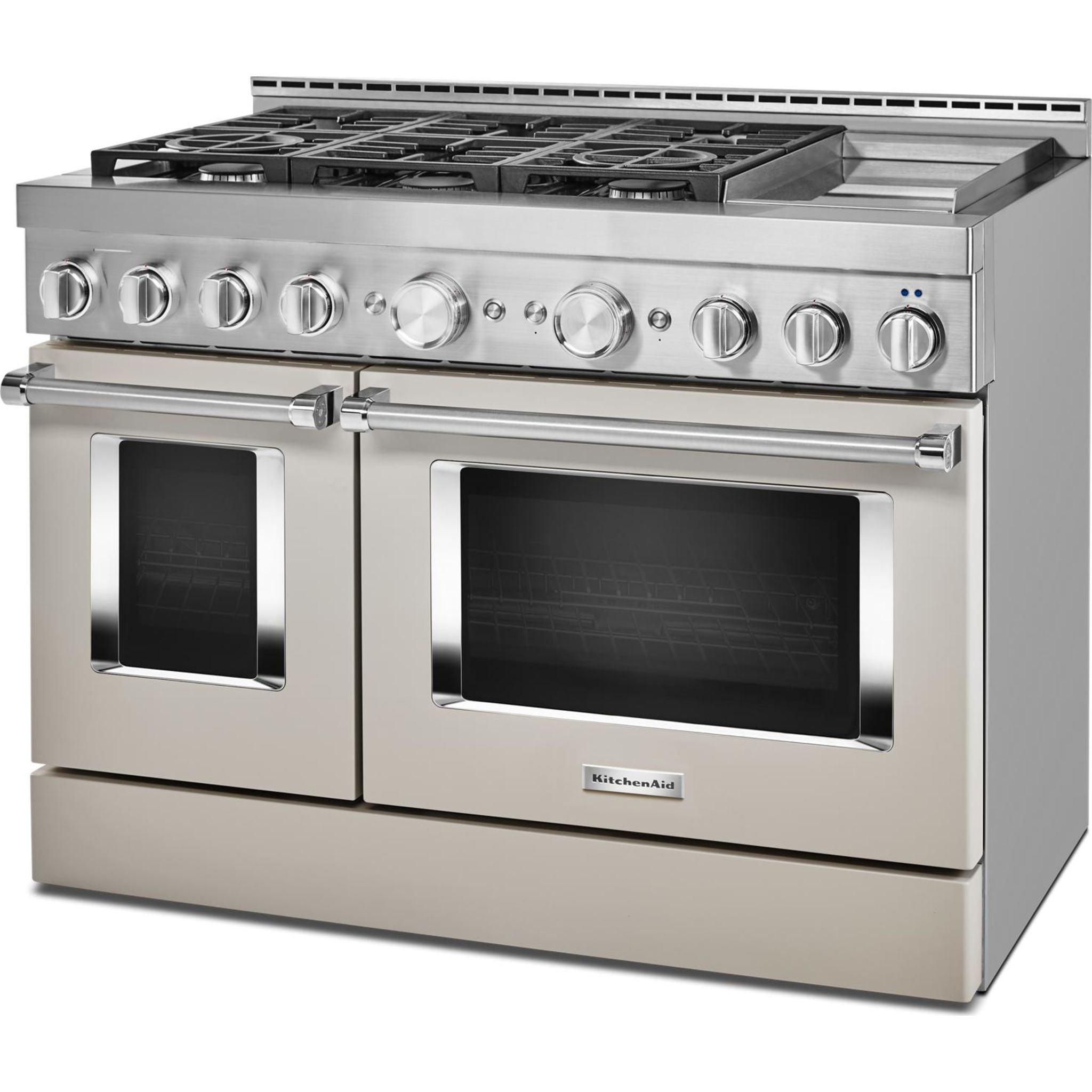 KitchenAid 5.8 cu.ft Gas Range with 5 Burners - Stainless Steel (KFGC558JMH) | Perfect for Baking, Roasting & Milkshake Making | Ideal for Home Chefs & Modern Kitchens