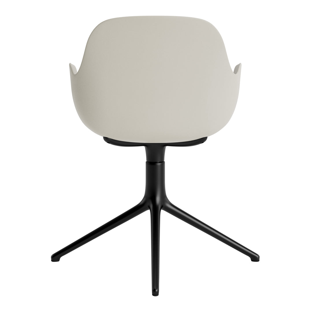 Modern Form Armchair with 4L Swivel Base - Ergonomic Office Chair for Home & Workspace - Perfect for Working, Gaming, and Relaxing
