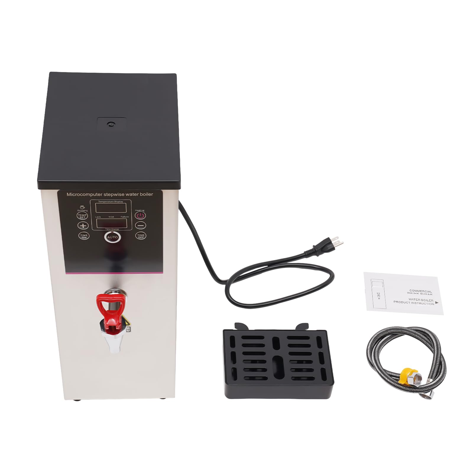 Commercial Electric Hot Water Dispenser 10L/2.64Gal - 2500W Fast Boiling Water Machine for Tea, Coffee, Dessert Shops & Hotels - 25L/H High Capacity - Perfect for Busy Cafes, Restaurants and Catering Services