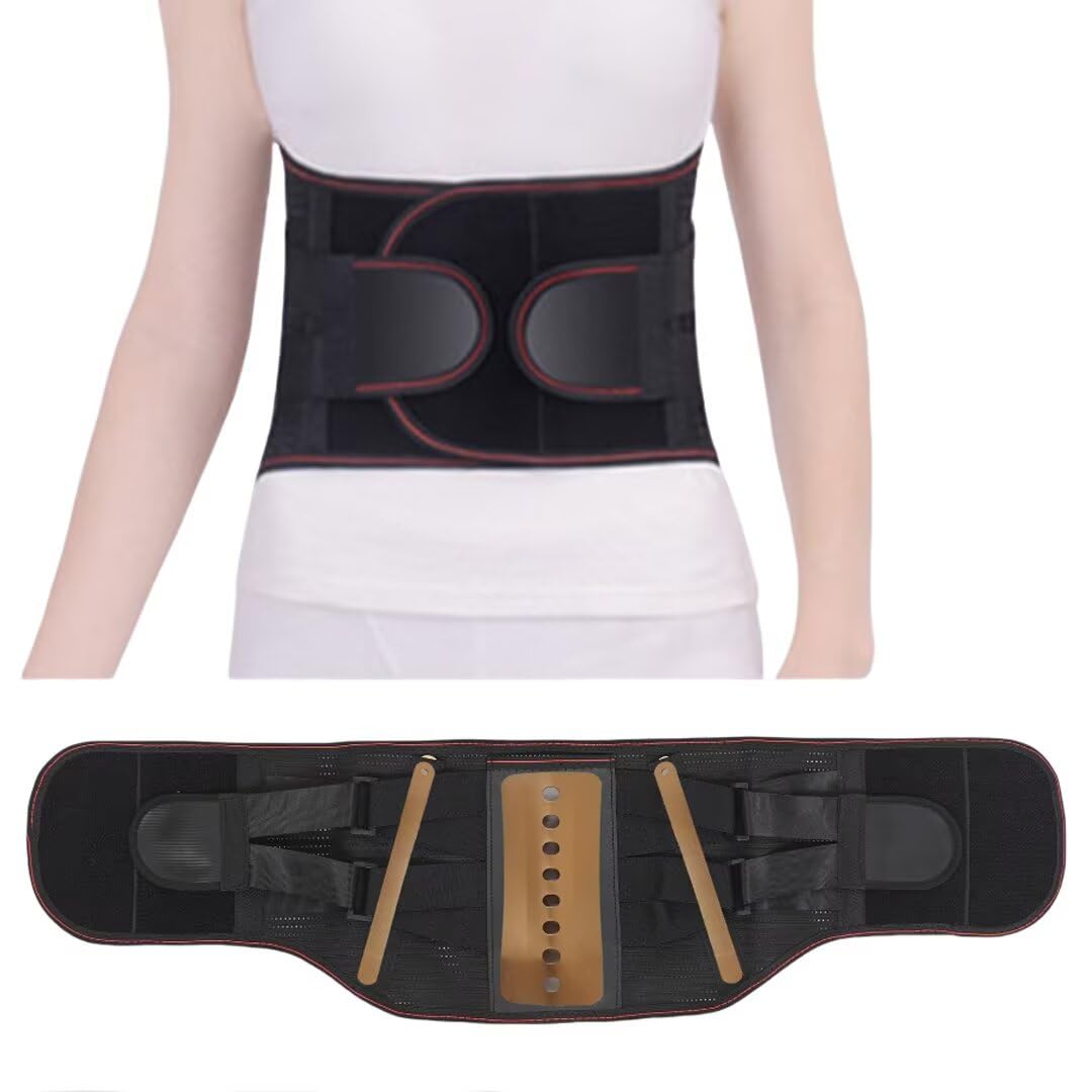 Orthorelieve Lumbarmate Back Brace Support - Adjustable Lower Back Pain Relief Belt for Men & Women - Perfect for Office Work, Sports, and Post-Surgery Recovery