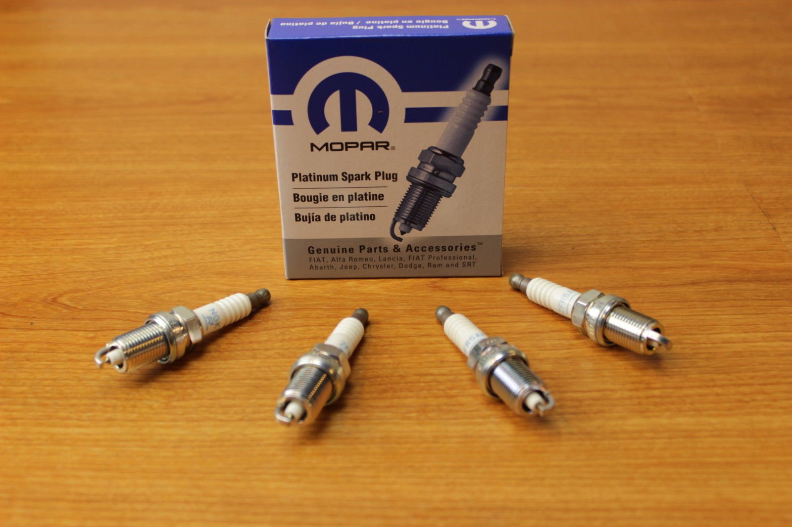 Jeep Compass Patriot Dodge Journey OEM Spark Plugs Set of 4 - High Performance Replacement Parts for Smooth Engine Operation | Ideal for Off-Roading, Daily Commuting & Long Road Trips