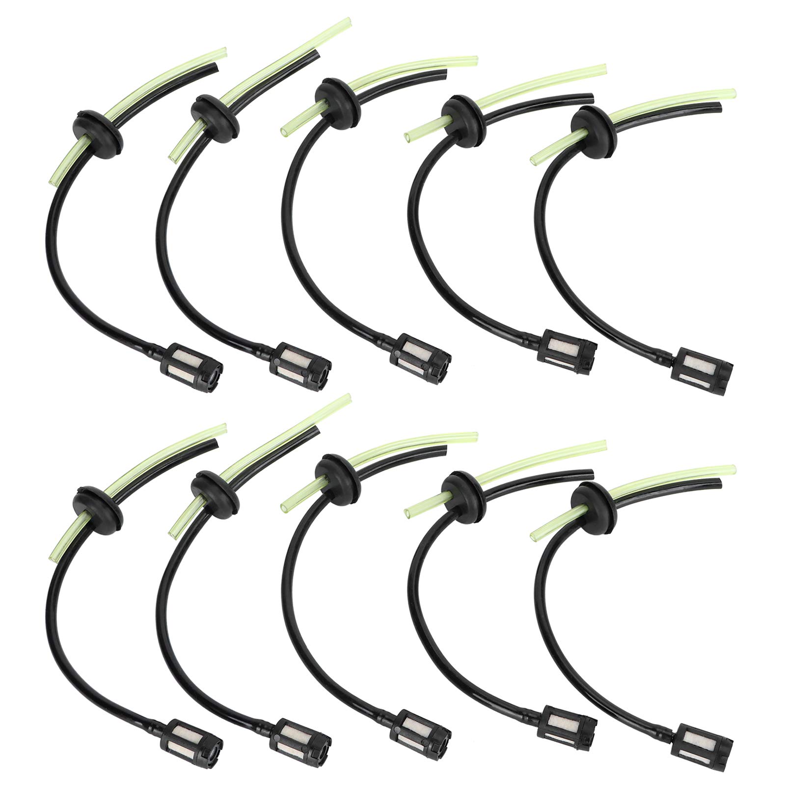 10Pcs Fuel Filter Hose Assembly Kit Replacement for GX35 Parts - Compatible with Small Engines, Lawn Mowers, Generators - Durable Fuel Line Filter for Smooth Engine Performance