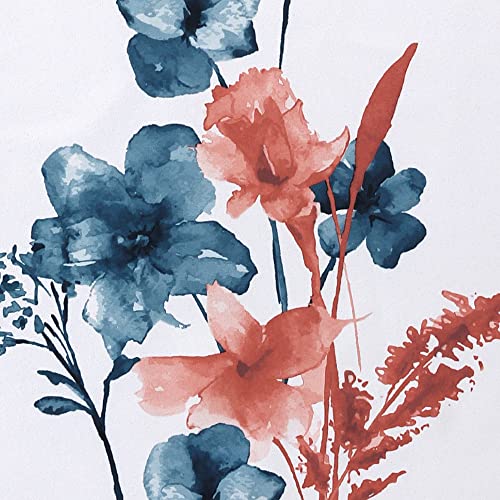 Cattleya in Stone Blue/Coral