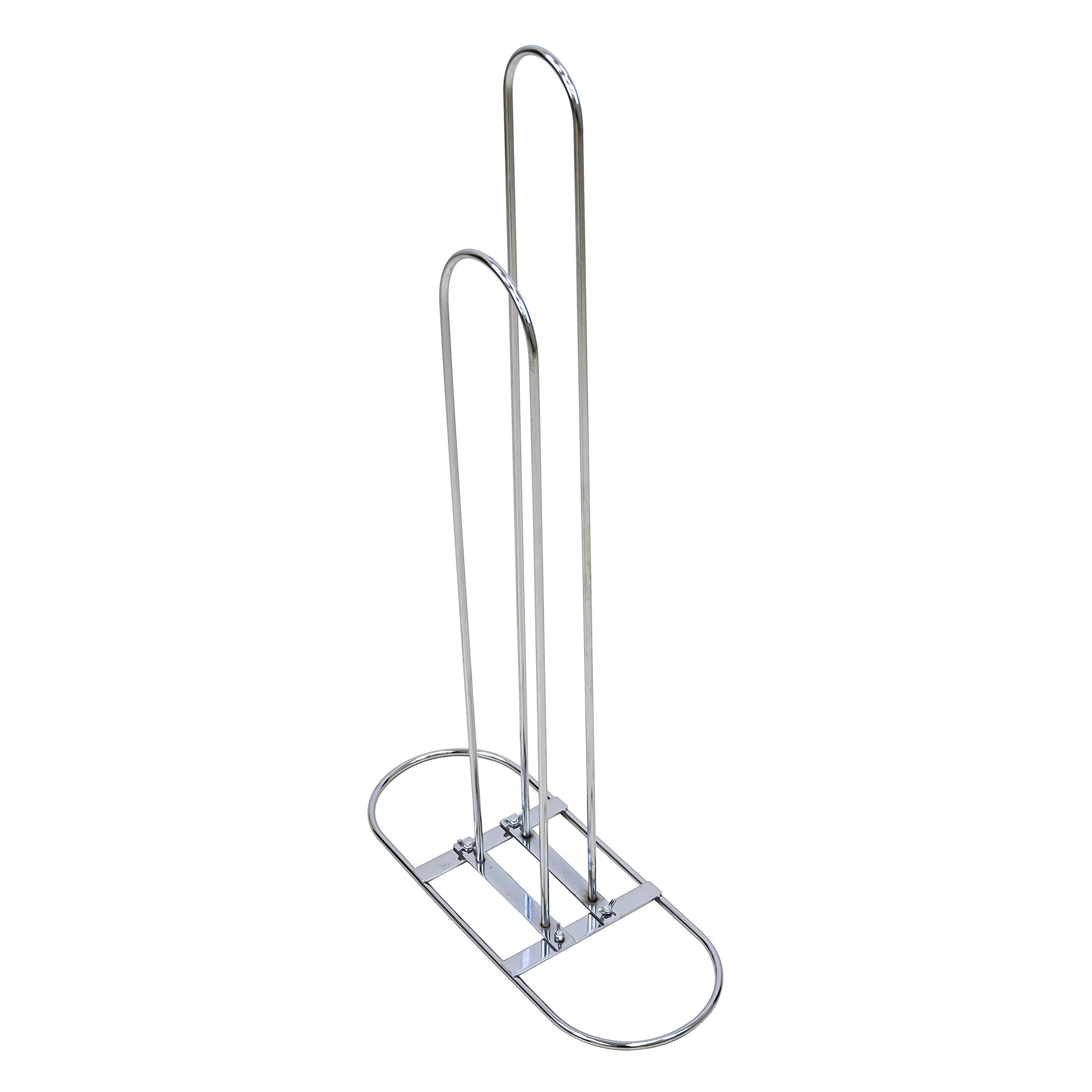 Victory Display Chrome Plated Metal Hanger Stacker - Space Saving Hanger Organizer for Closet - Holds 50-70 Hangers - Perfect for Apartments, Dorm Rooms & Laundry Areas - Durable Clothes Rack Stand & Storage Solution (10 Pack) - Ideal for Small Spaces & Wardrobe Organization