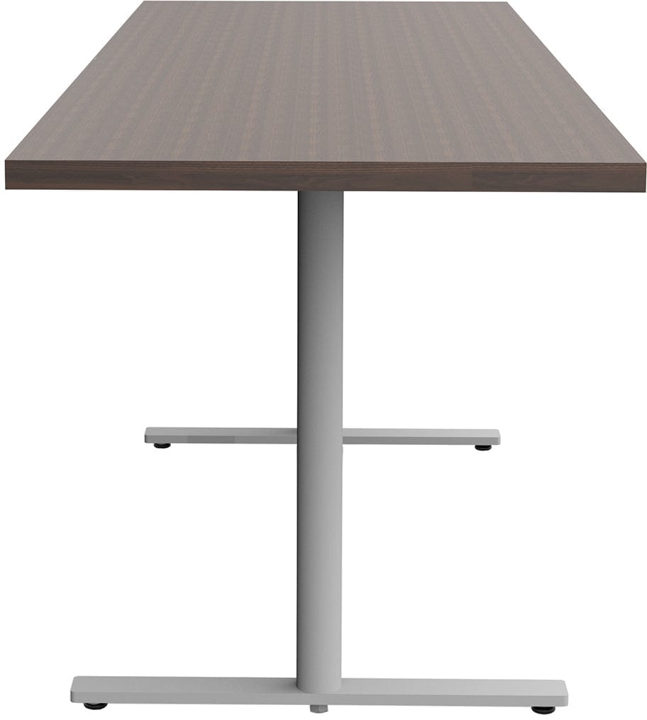 Safco JURNI 72 x 24 Inch Multi-Purpose Table with T-Leg Base and Glides - Perfect for Office, Classroom, Conference Room, and Home Use [JN7224NFXTGL]