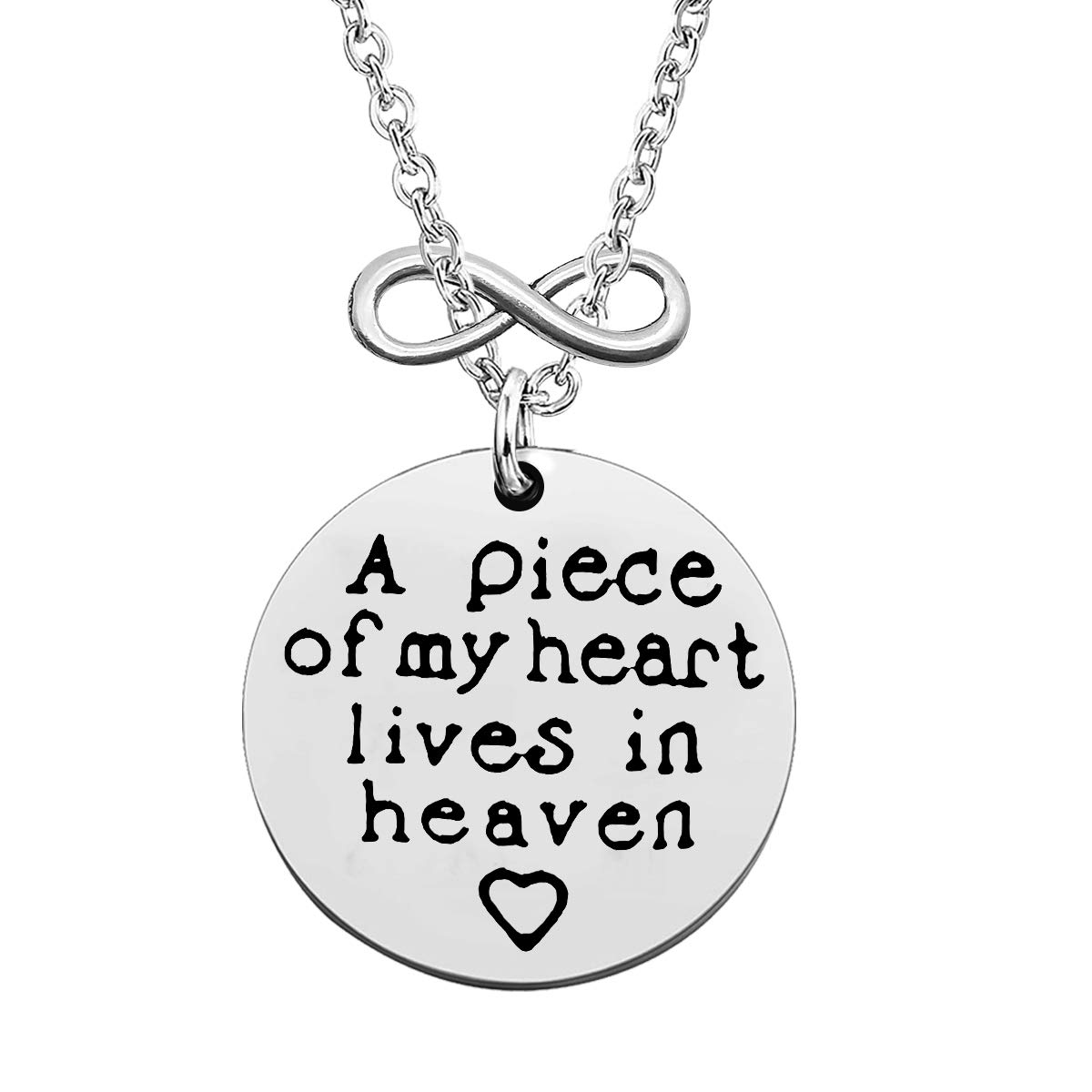 Heartfelt Memorial Necklace for Dad & Mom - Sympathy Jewelry to Remember Loved Ones in Heaven - Perfect Remembrance Gift for Loss & Grieving - Wearable Keepsake for Comfort & Healing