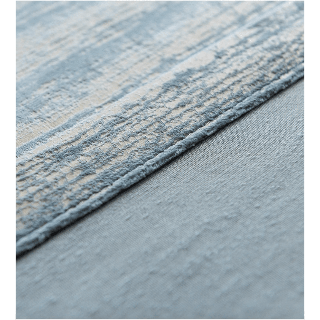 Luxury Nordic Textured Velvet Curtains - Blue | Premium Blackout Drapes for Living Room & Bedroom | T.B. London Home Decor