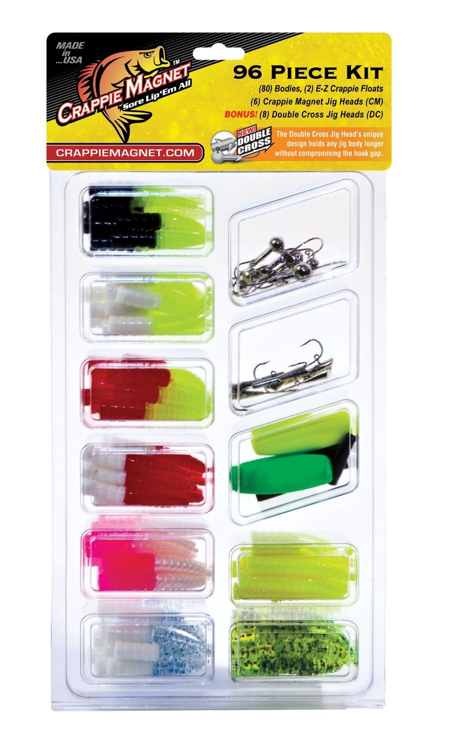 Leland Lures Crappie Magnet Kit - Premium Fishing Lures for Crappie, Bass & Panfish - Perfect for Freshwater & Ice Fishing