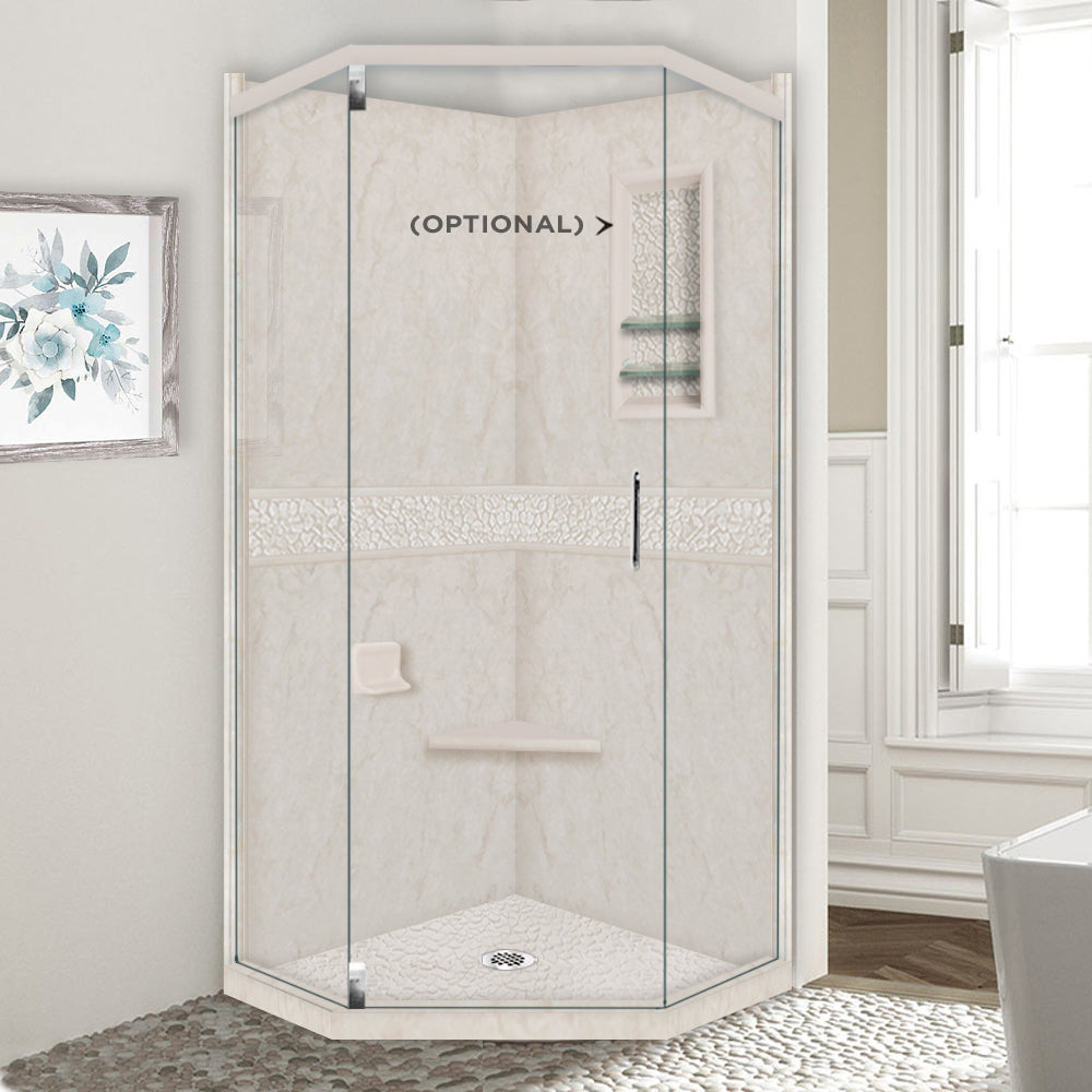 Rafe Marble Pebble Neo Shower Kit - Premium Natural Stone Bathroom Set for Modern Homes | Perfect for Spa-Like Showers & Luxury Bathroom Decor