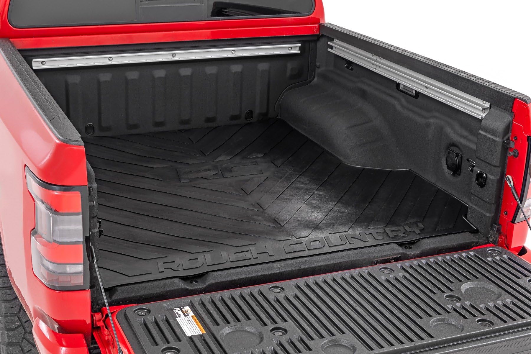 Rough Country Non-Slip Rubber Truck Bed Mat for Nissan Frontier (2005-2024) | Fits 5' (60