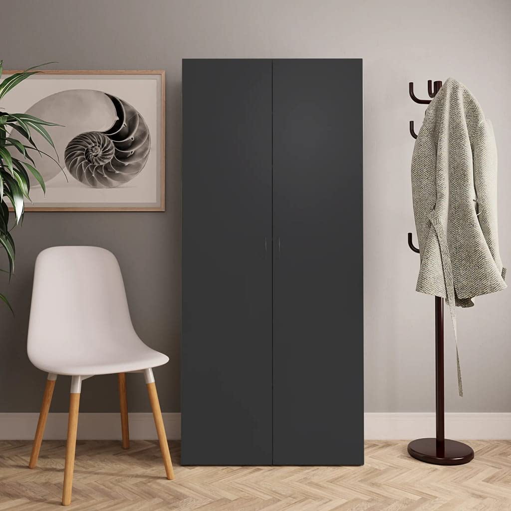 Modern Shoe Storage Cabinet with Double Doors - 31.5