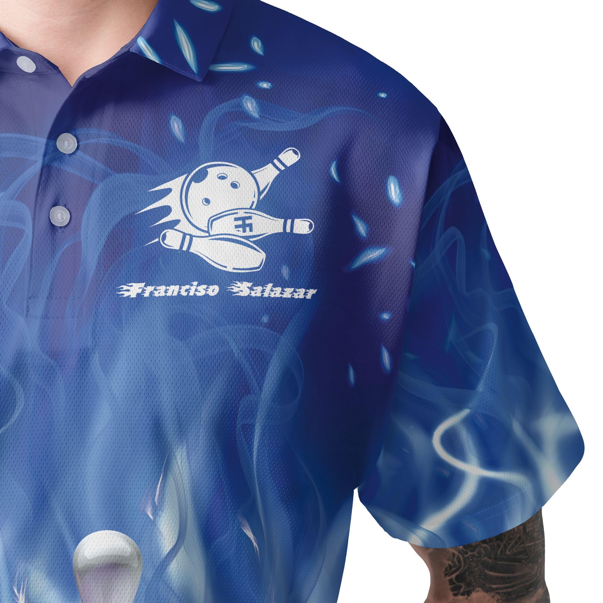 Custom Bowling Shirts for Men | Personalized Short Sleeve Bowling Polo Shirts | Unique Team Uniforms for Bowling Leagues & Casual Wear