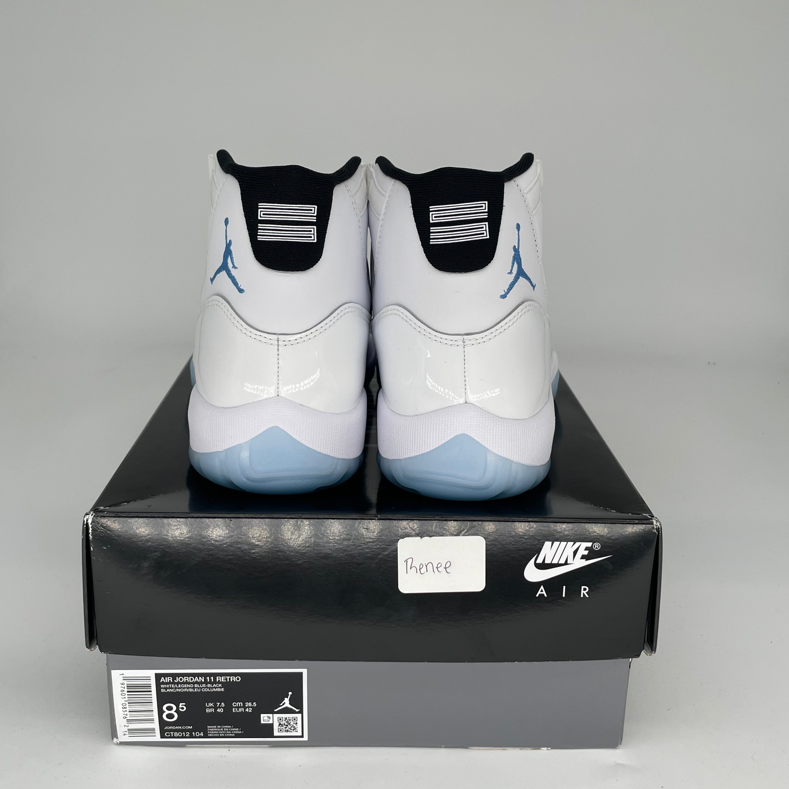 AIR JORDAN 11 Retro Legend Blue - Men's Size 8.5/Women's Size 10 - Style CT8012 104 - Perfect for Basketball Games & Sneaker Collectors