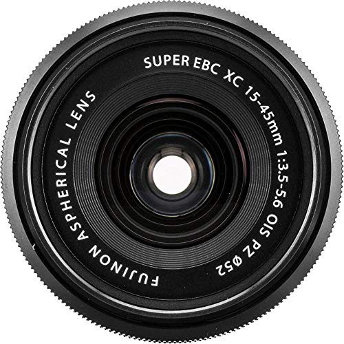 Fujinon XC 15-45mm F3.5-5.6 OIS PZ Zoom Lens for Fujifilm X Series Cameras - Black | Perfect for Travel, Street & Portrait Photography