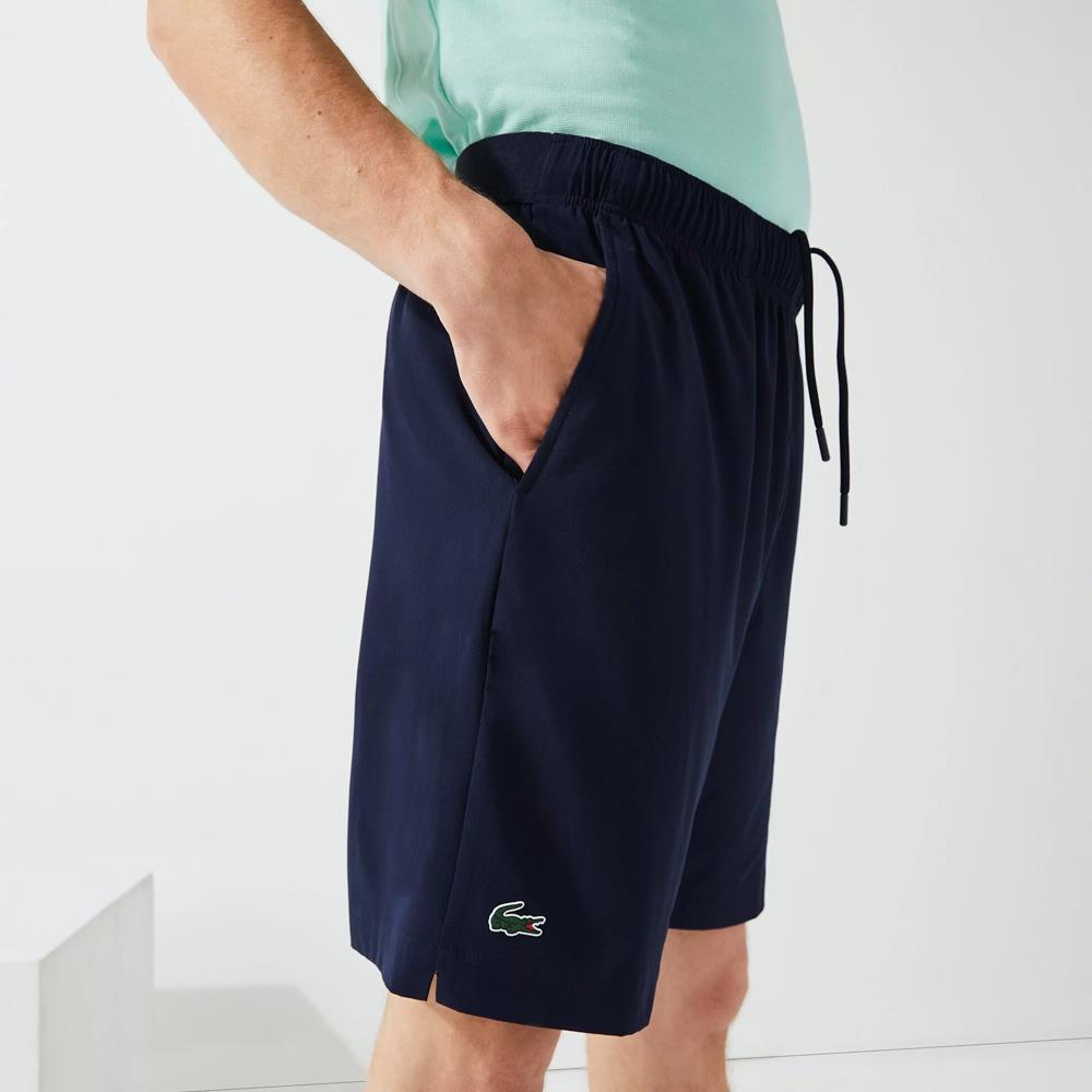 Lacoste Men's Sport Ultra Light Shorts - Navy Blue Quick-Dry Athletic Shorts for Running, Gym & Casual Wear