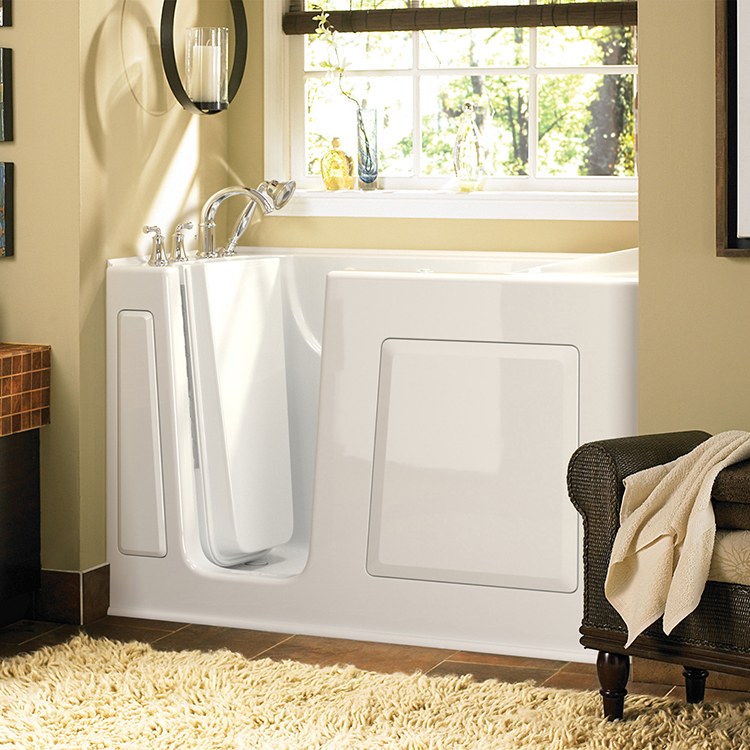30W x 60L Gelcoat Walk-In Air Spa Bathtub - 3060 Series with Left Hand Drain & Faucet | Perfect for Home Relaxation, Hydrotherapy & Luxury Bathroom Upgrade