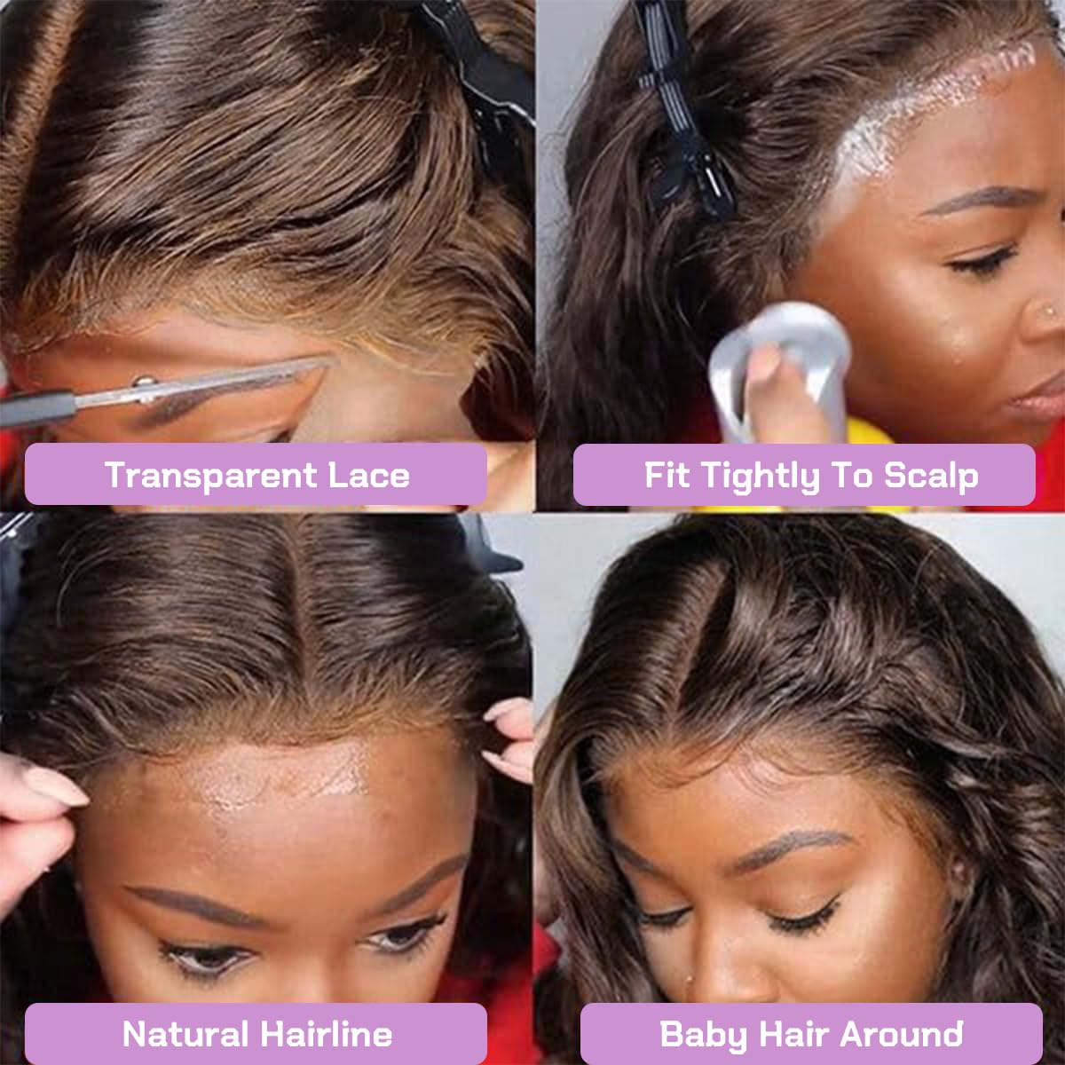 13x6 Chocolate Brown Lace Front Human Hair Wig - 200% Density Body Wave with HD Transparent Lace & Pre-Plucked Baby Hair - 26 Inch Natural Looking Wigs for Women - Perfect for Daily Wear, Special Occasions & Cosplay