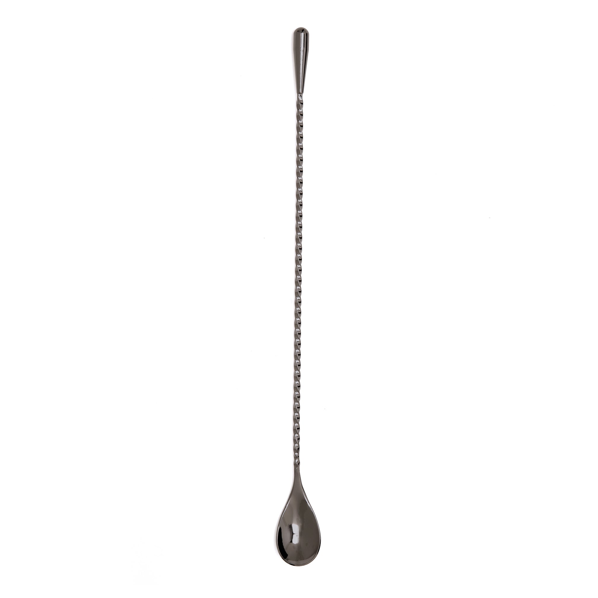 TEARDROP™ Bar Spoon - Gunmetal Black - 30cm Stainless Steel Cocktail Mixing Tool - Perfect for Bartenders & Home Bars