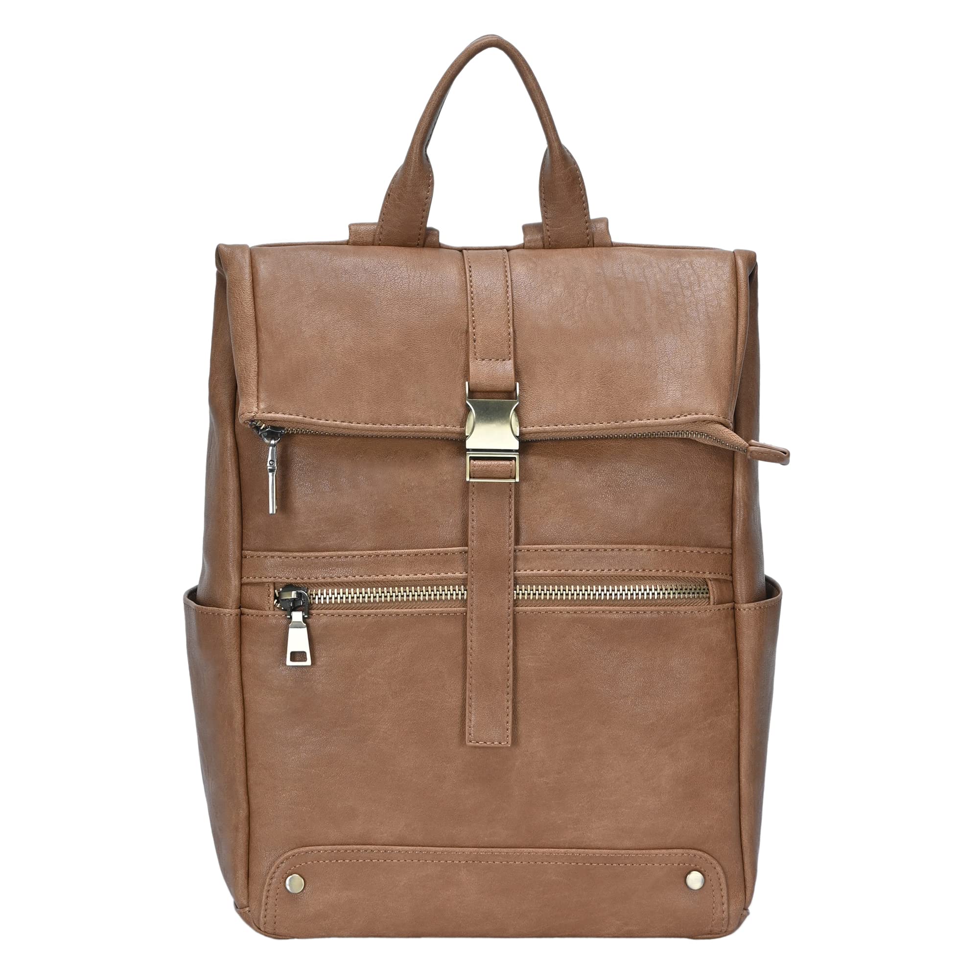 Antik Kraft Jordin Vegan Leather Convertible Backpack Purse for Women - Stylish & Functional Crossbody Bag for Work, Travel & Everyday Use