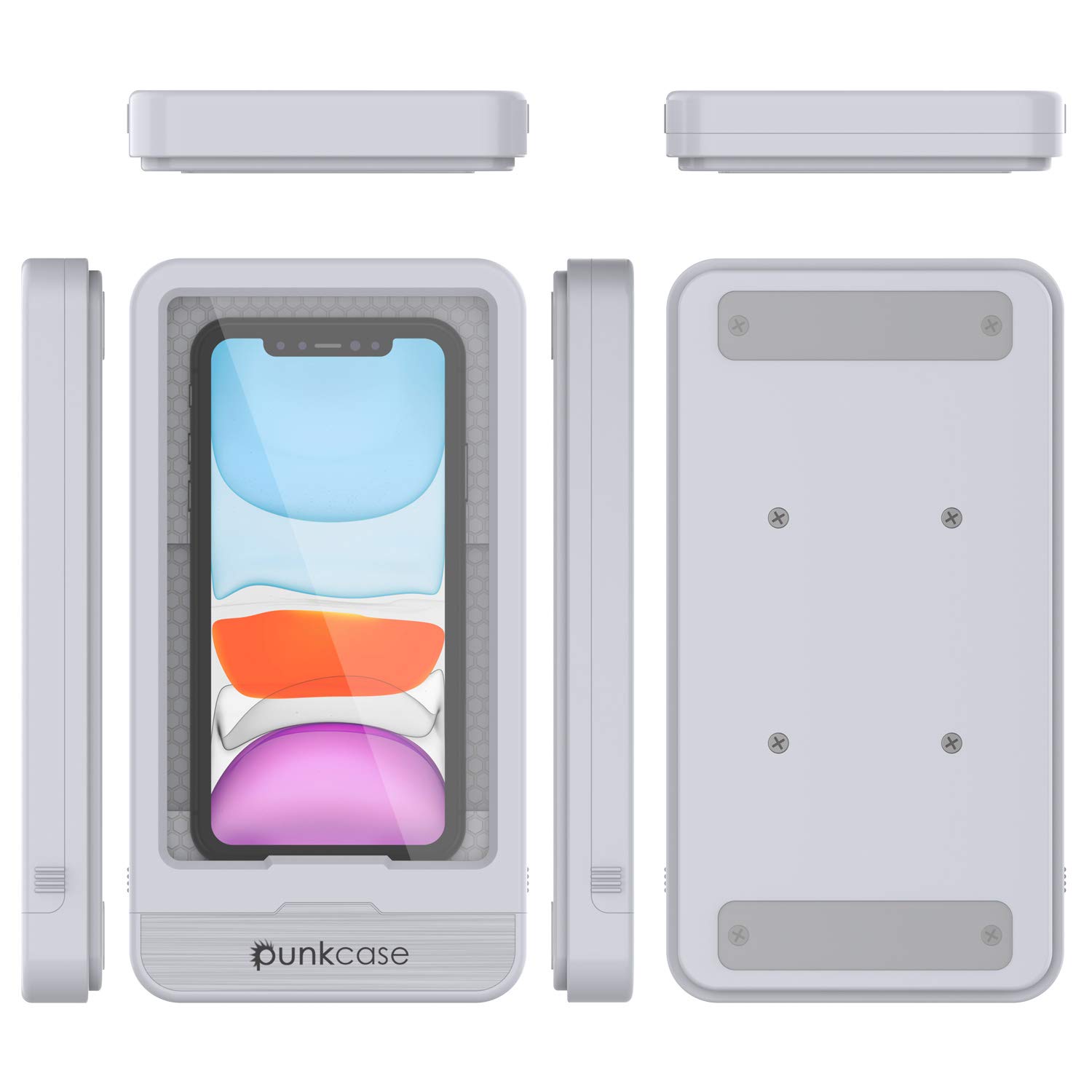 **PunkCase Universal Waterproof Shower Phone Holder - Full Touch Screen Control for All Phones Up to 6.7