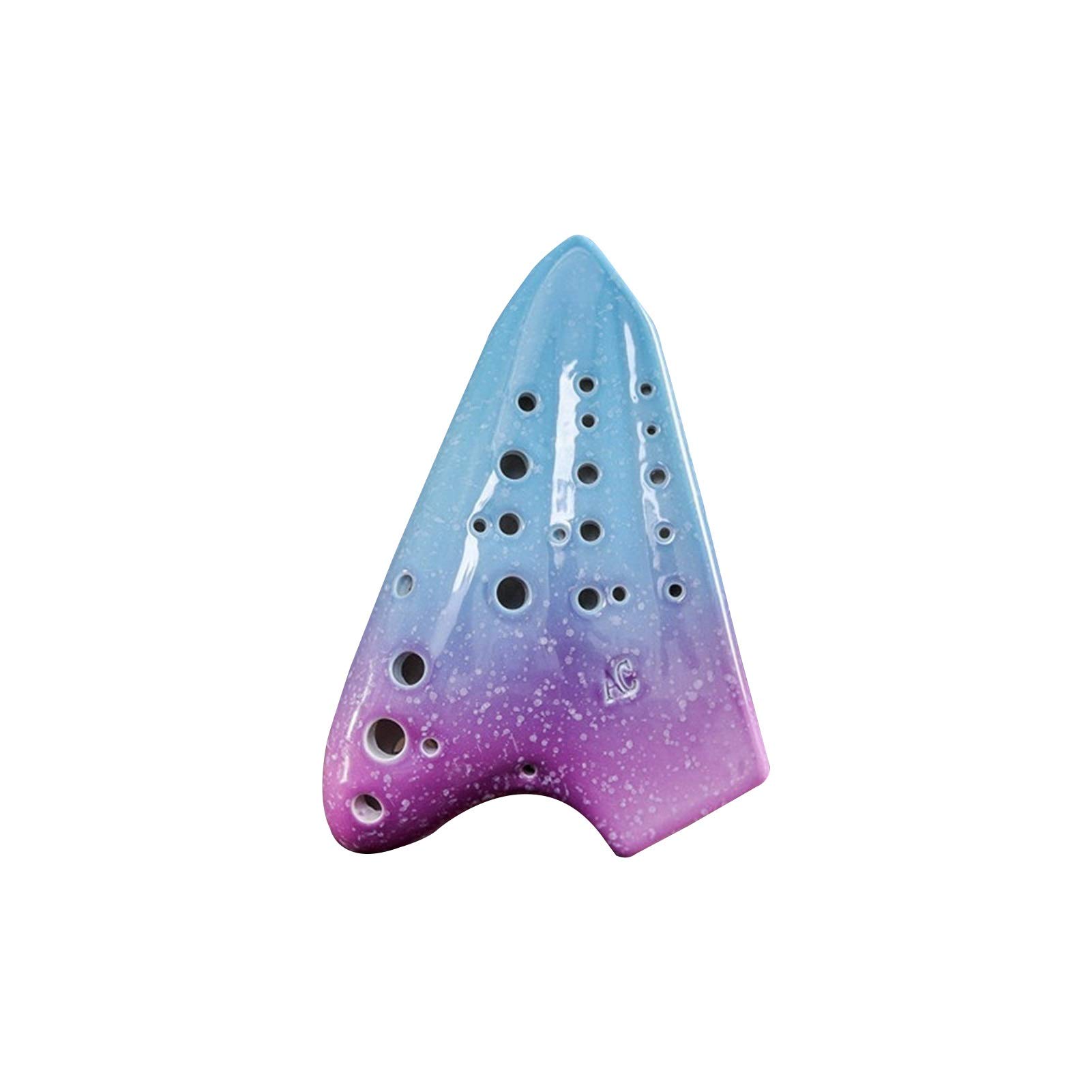 Piccolo 12 Hole Alto C Ocarina Flute - Professional Musical Instrument with Perfect Intonation (Lavender) - Ideal for Beginners, Collectors & Ceremonial Performances