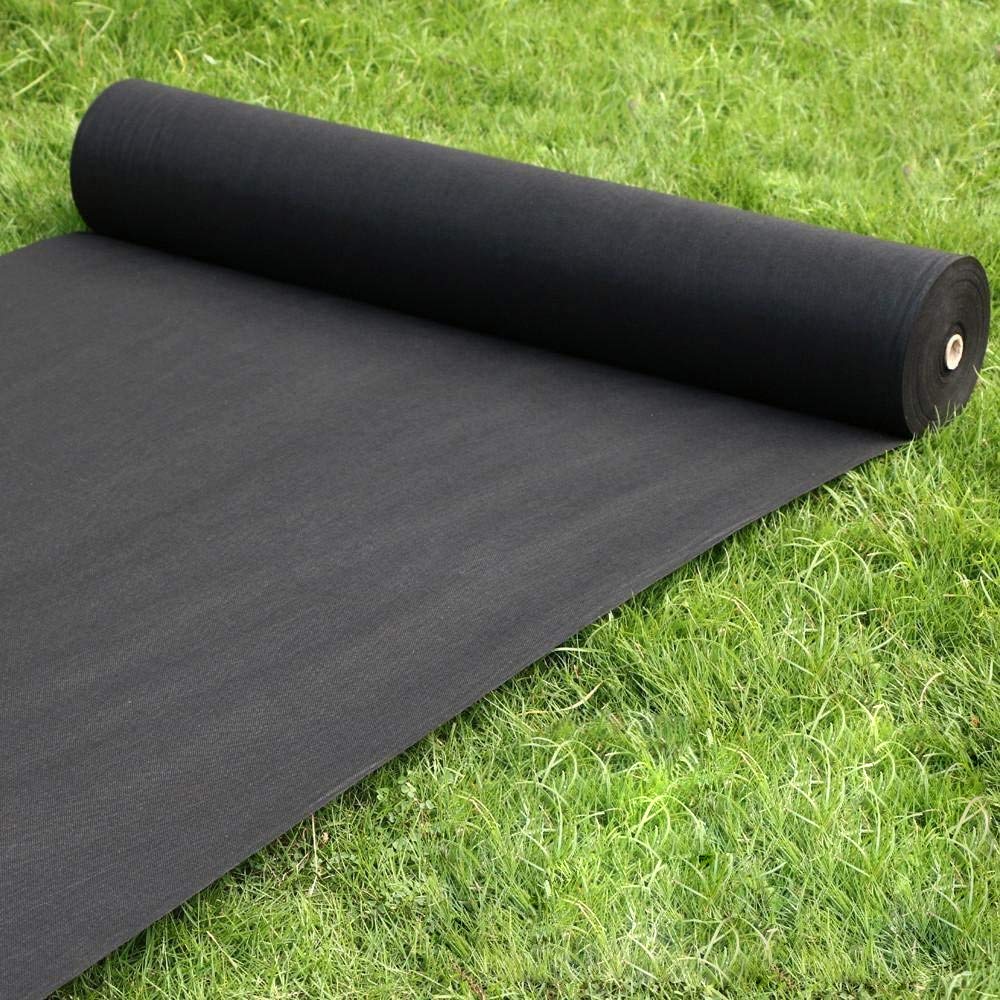 Agfabric Premium 4x300ft Non-Woven Landscape Fabric - 2.3oz Heavy Duty Weed Barrier Ground Cover for Gardening, Lawn & Landscaping | Durable Garden Mat for Weed Control, Moisture Retention & Soil Protection