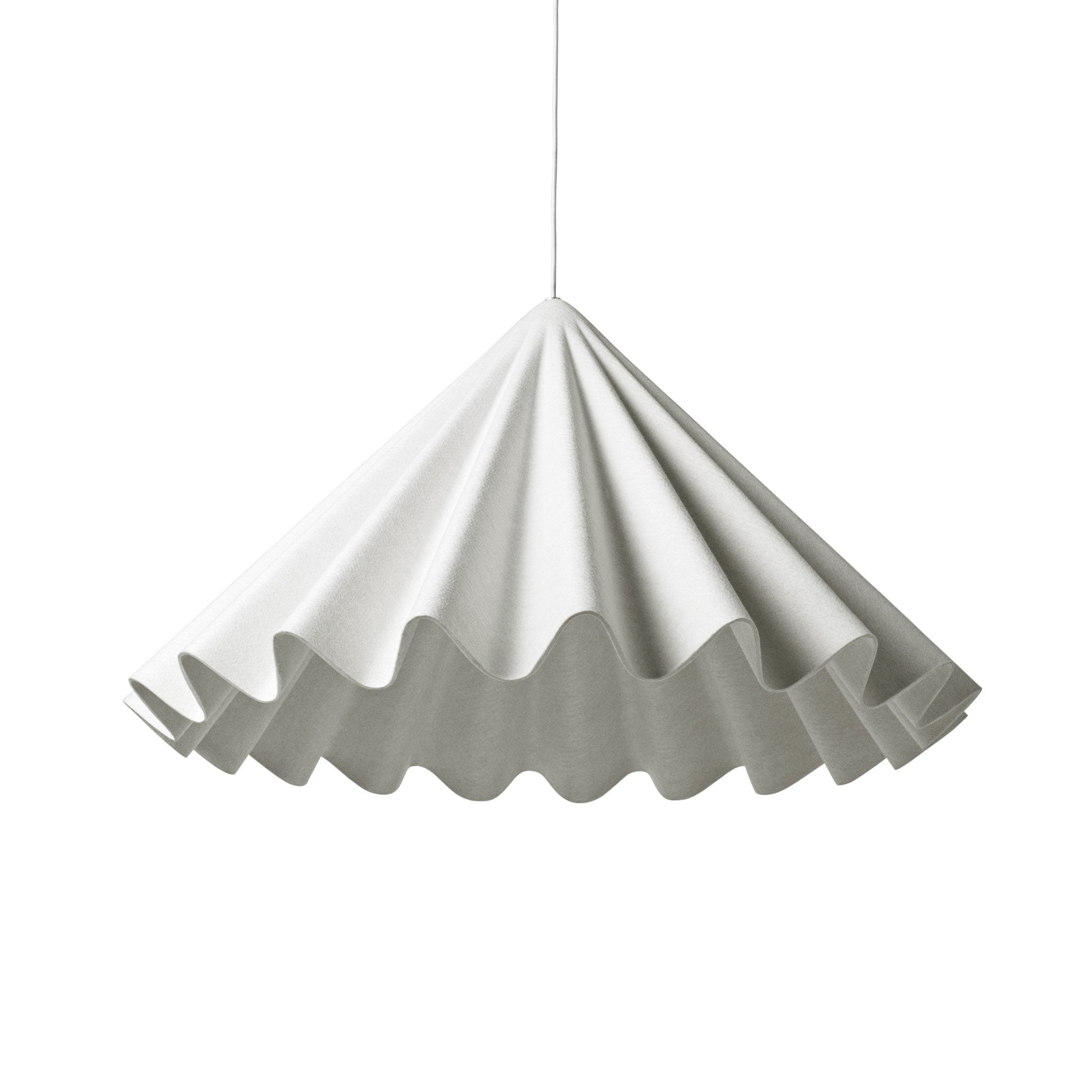 AUDO CPH 95cm Off White Dancing Pendant Light - Modern Scandinavian Ceiling Lamp for Living Room, Bedroom, or Dining Area